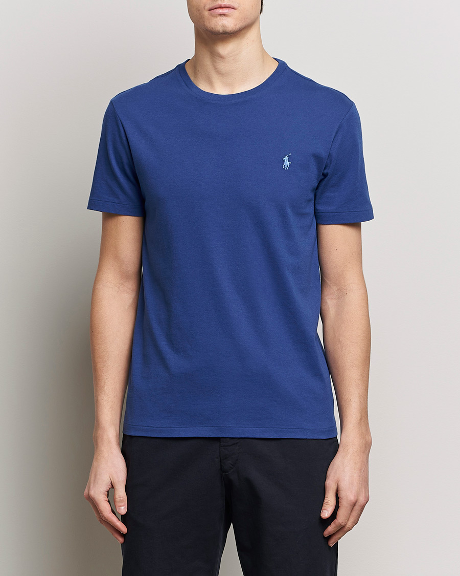 Herren | Kurzarm T-Shirt | Polo Ralph Lauren | Crew Neck T-Shirt Beach Royal