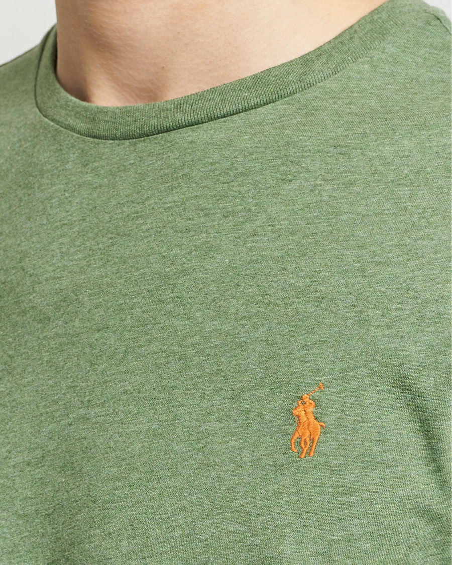 Herren | T-Shirts | Polo Ralph Lauren | Crew Neck T-Shirt Cargo Green Heather