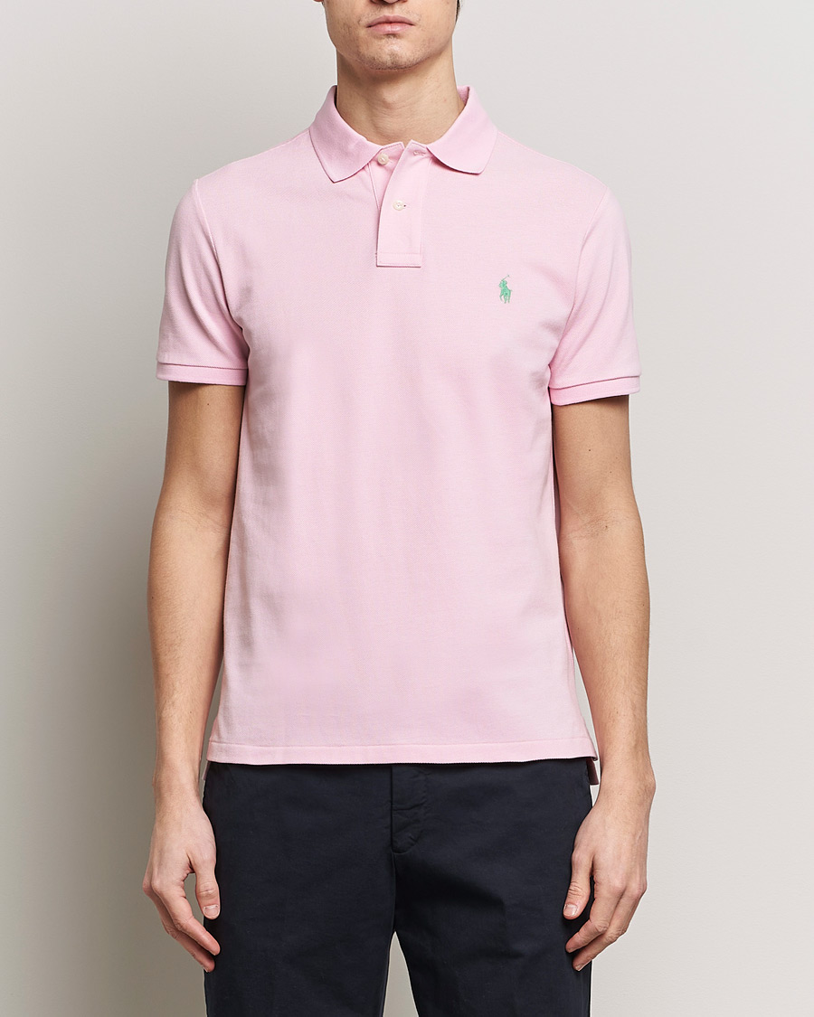 Herr | Pikéer | Polo Ralph Lauren | Custom Slim Fit Polo Garden Pink