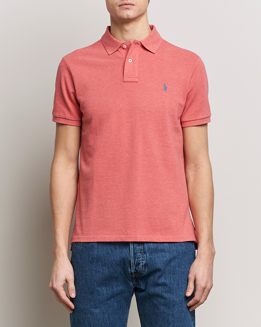 Herren | Poloshirt | Polo Ralph Lauren | Custom Slim Fit Polo Highland Rose Heahter