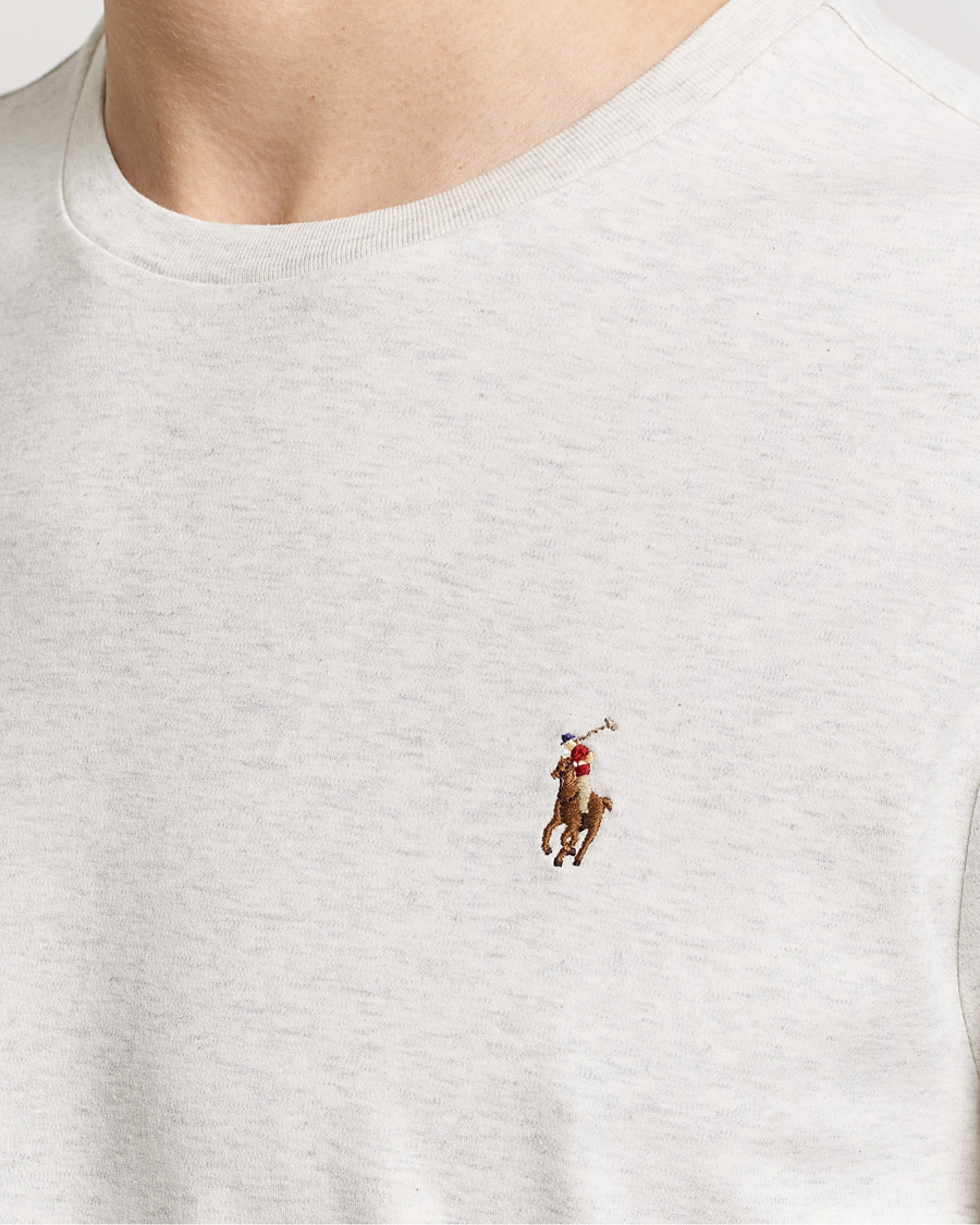 Herren | T-Shirts | Polo Ralph Lauren | Luxury Pima Cotton Crew Neck T-Shirt State Heather