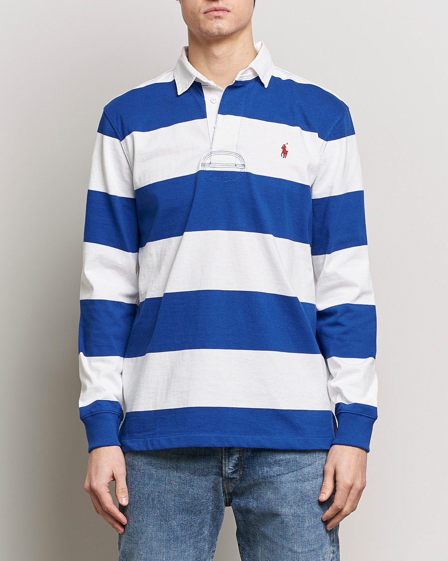 Herr | Rugbytröjor | Polo Ralph Lauren | Jersey Striped Rugger Cruise Royal/White