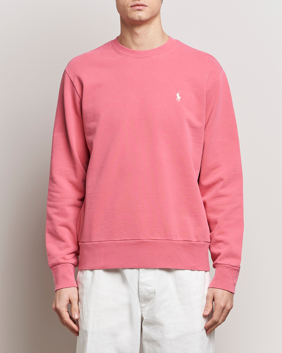 Herren | Sweatshirts | Polo Ralph Lauren | Loopback Terry Sweatshirt Pale Red