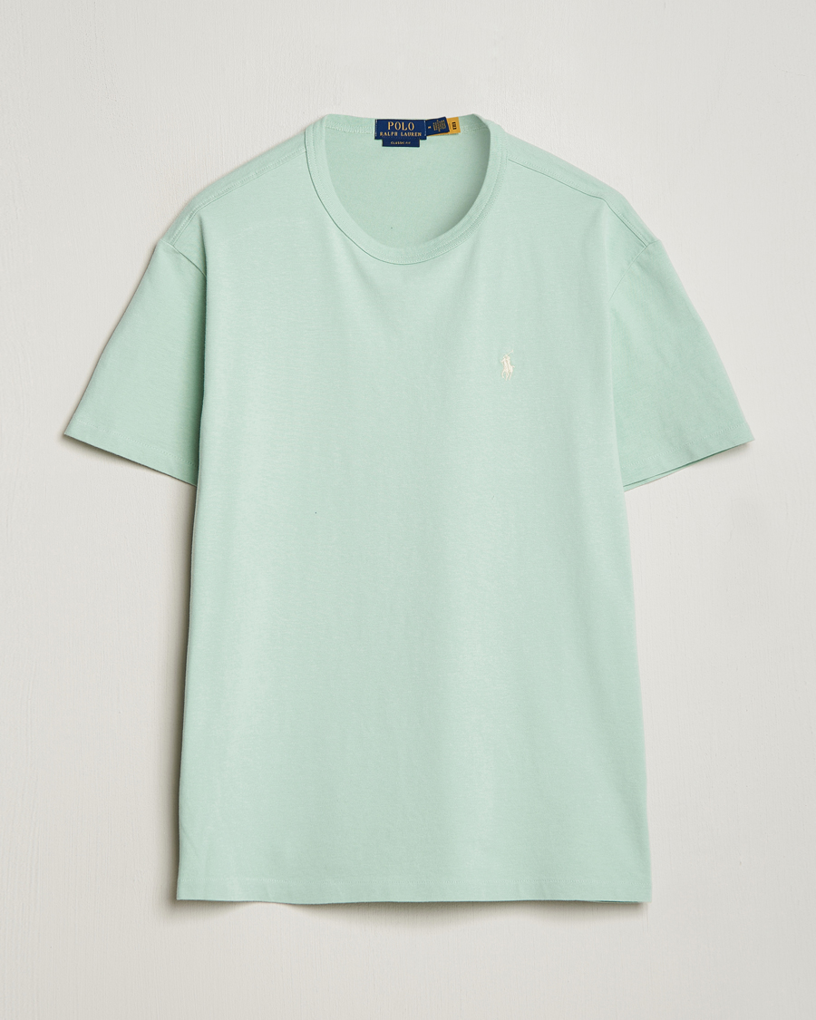 Herren | T-Shirts | Polo Ralph Lauren | Loopback Crew Neck T-Shirt Celadon