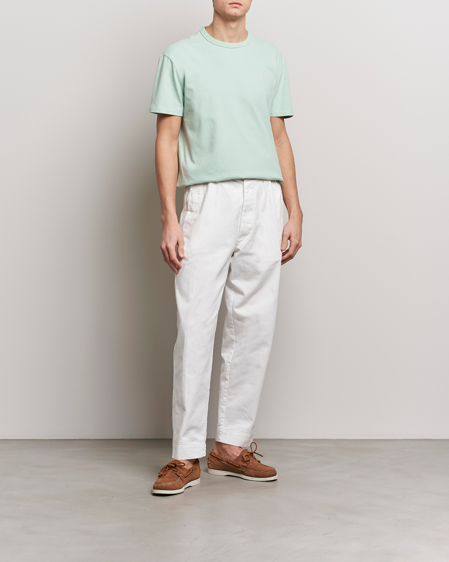 Herren | T-Shirts | Polo Ralph Lauren | Loopback Crew Neck T-Shirt Celadon