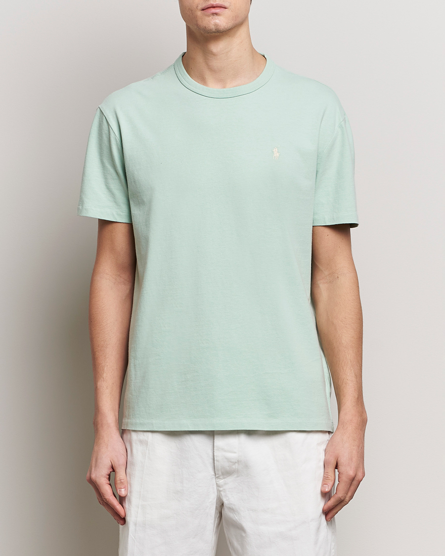 Herren | Kurzarm T-Shirt | Polo Ralph Lauren | Loopback Crew Neck T-Shirt Celadon