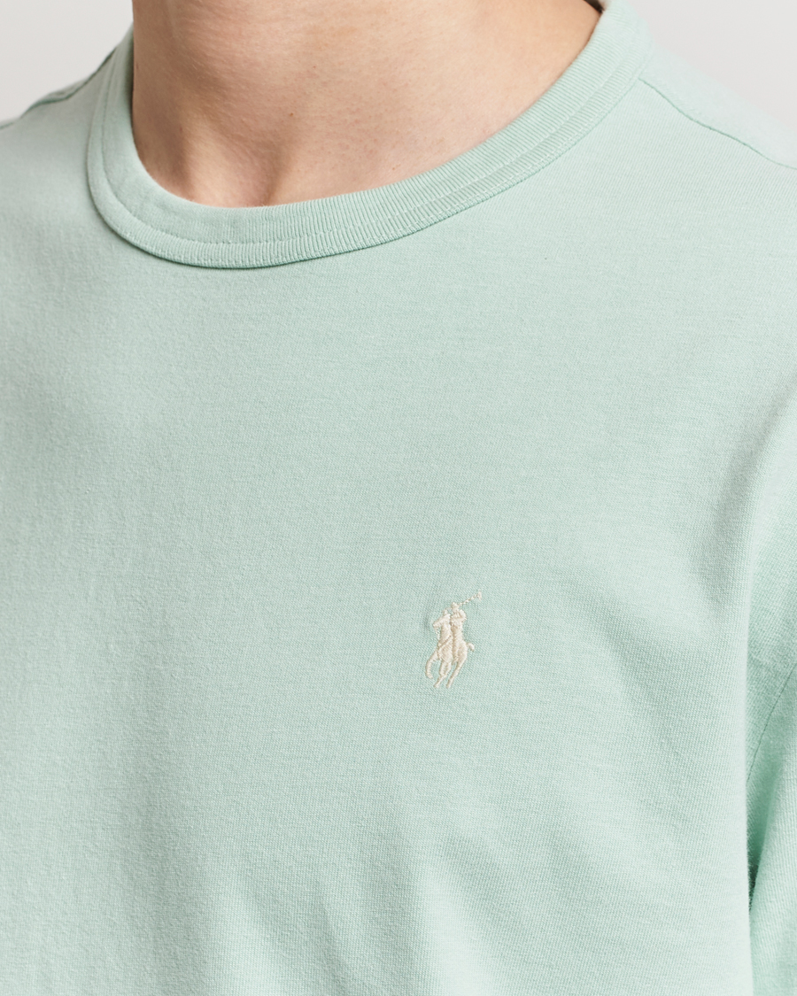 Herren | T-Shirts | Polo Ralph Lauren | Loopback Crew Neck T-Shirt Celadon