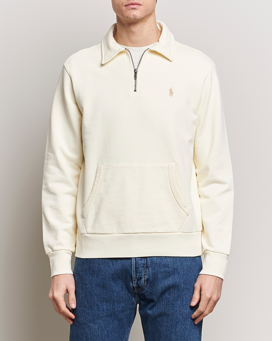 Herren | Pullover | Polo Ralph Lauren | Loopback Terry Hybrid Sweatshirt Clubhouse Cream