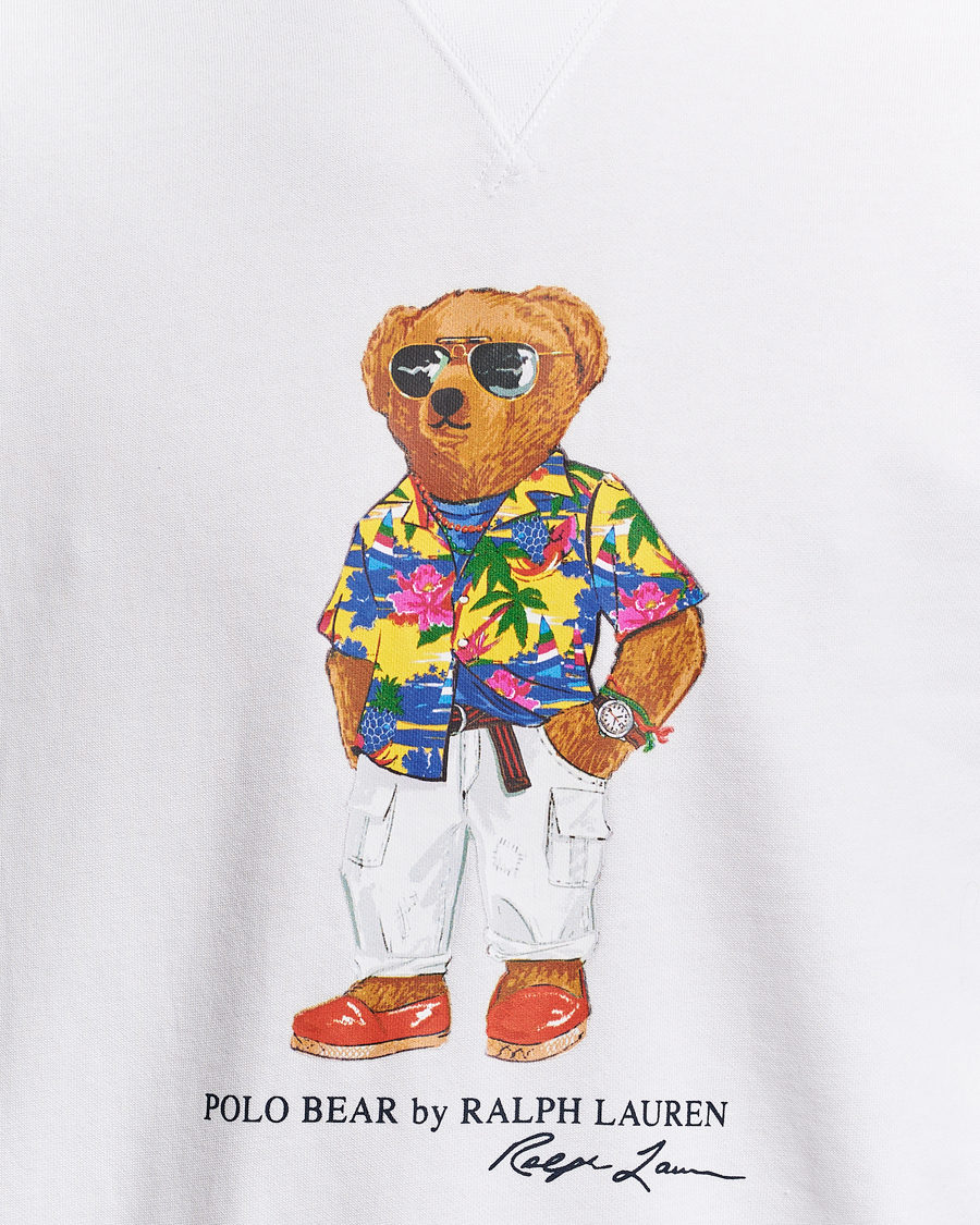 Herren | Pullover | Polo Ralph Lauren | Beach Club Bear Sweatshirt White