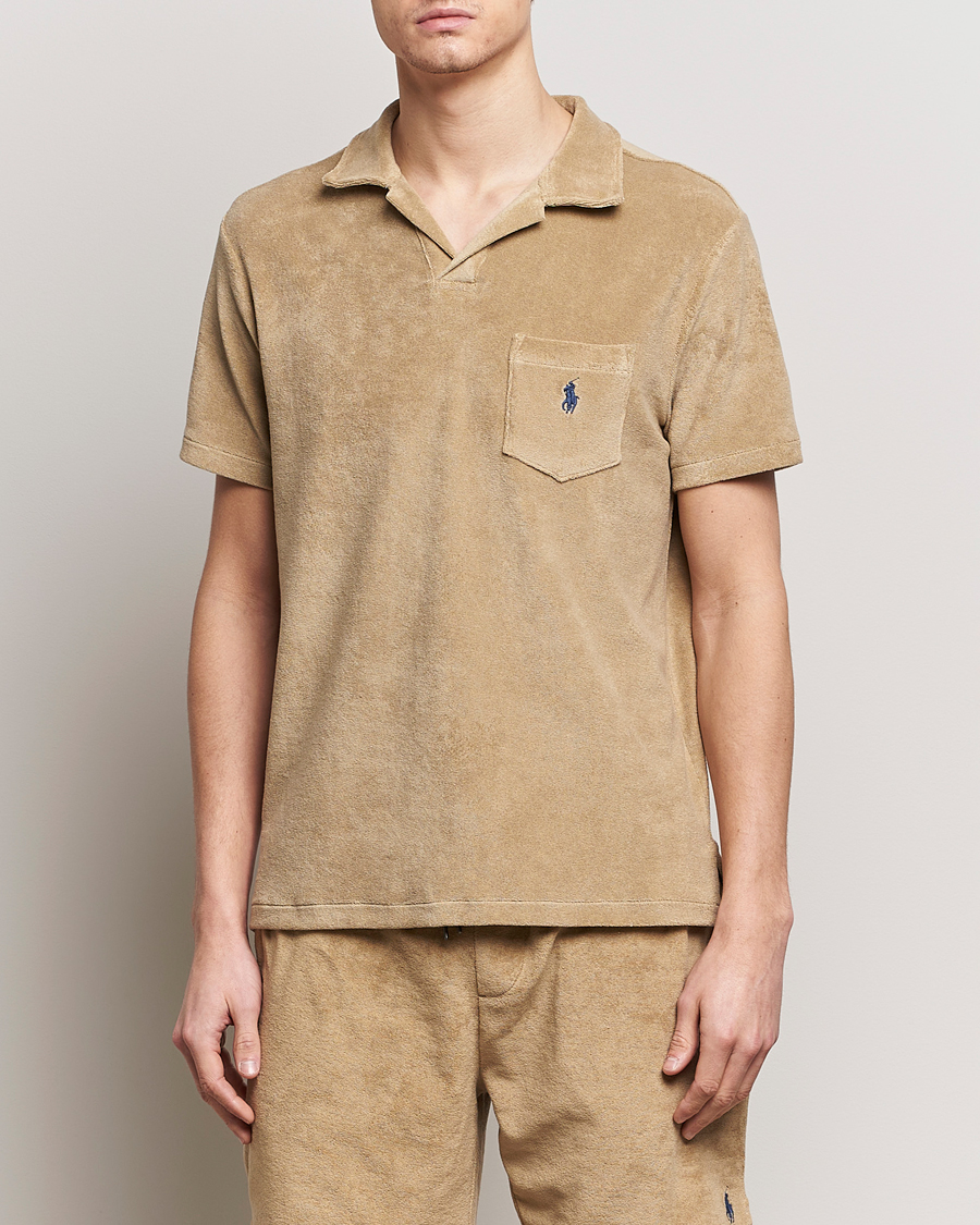 Herren |  | Polo Ralph Lauren | Cotton Terry Polo Coastal Beige