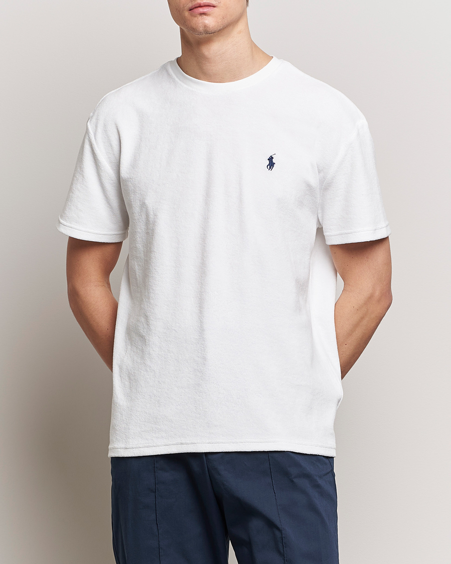 Herren | Kurzarm T-Shirt | Polo Ralph Lauren | Terry Cotton T-Shirt White