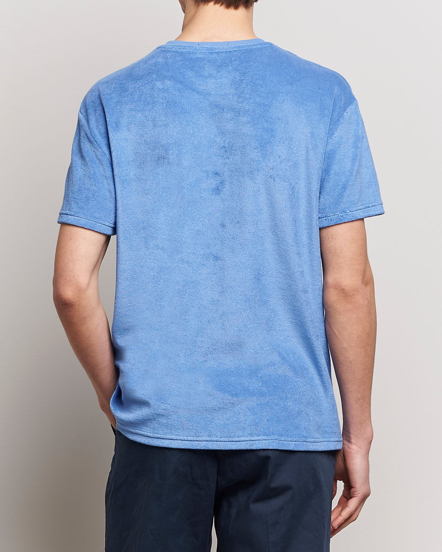 Herren | T-Shirts | Polo Ralph Lauren | Terry Cotton T-Shirt Harbor Island Blue