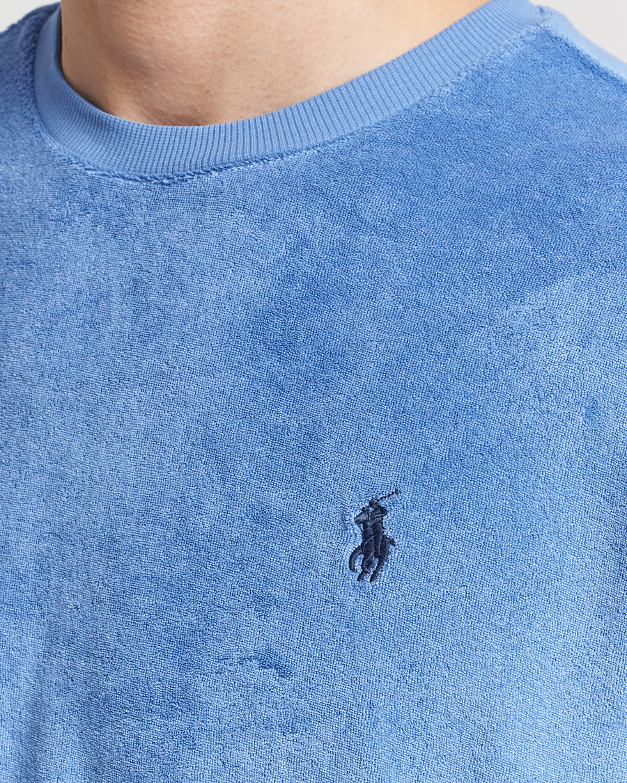 Herren | T-Shirts | Polo Ralph Lauren | Terry Cotton T-Shirt Harbor Island Blue