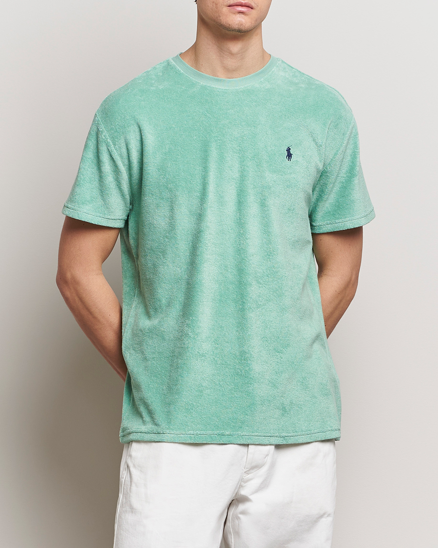 Herren | T-Shirts | Polo Ralph Lauren | Terry Cotton T-Shirt Celadon