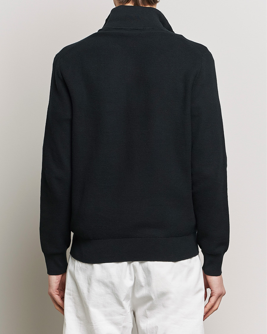 Herren | Pullover | Polo Ralph Lauren | Textured Half-Zip Polo Black