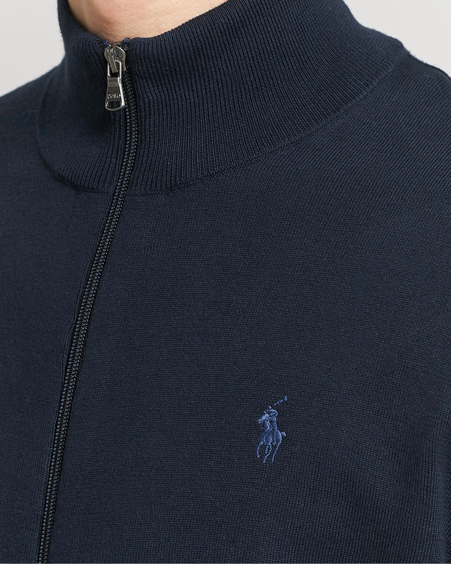Herren | Pullover | Polo Ralph Lauren | Cotton Full-Zip Hunter Navy