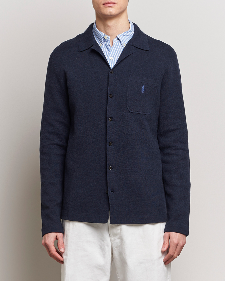 Herren | Pullover | Polo Ralph Lauren | Cotton Knitted Cardigan Navy Heather