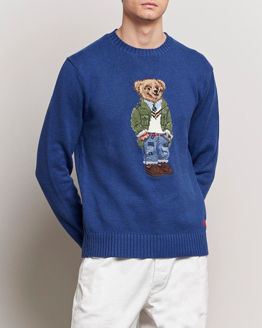Herren | Strickpullover | Polo Ralph Lauren | Knitted Bear Sweater Beach Royal