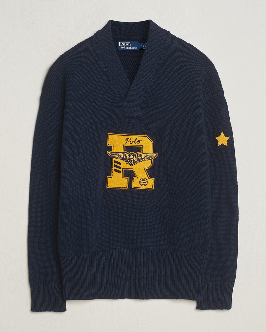 Herren | Pullover | Polo Ralph Lauren | Shawl Collar Sweater Aviator Navy