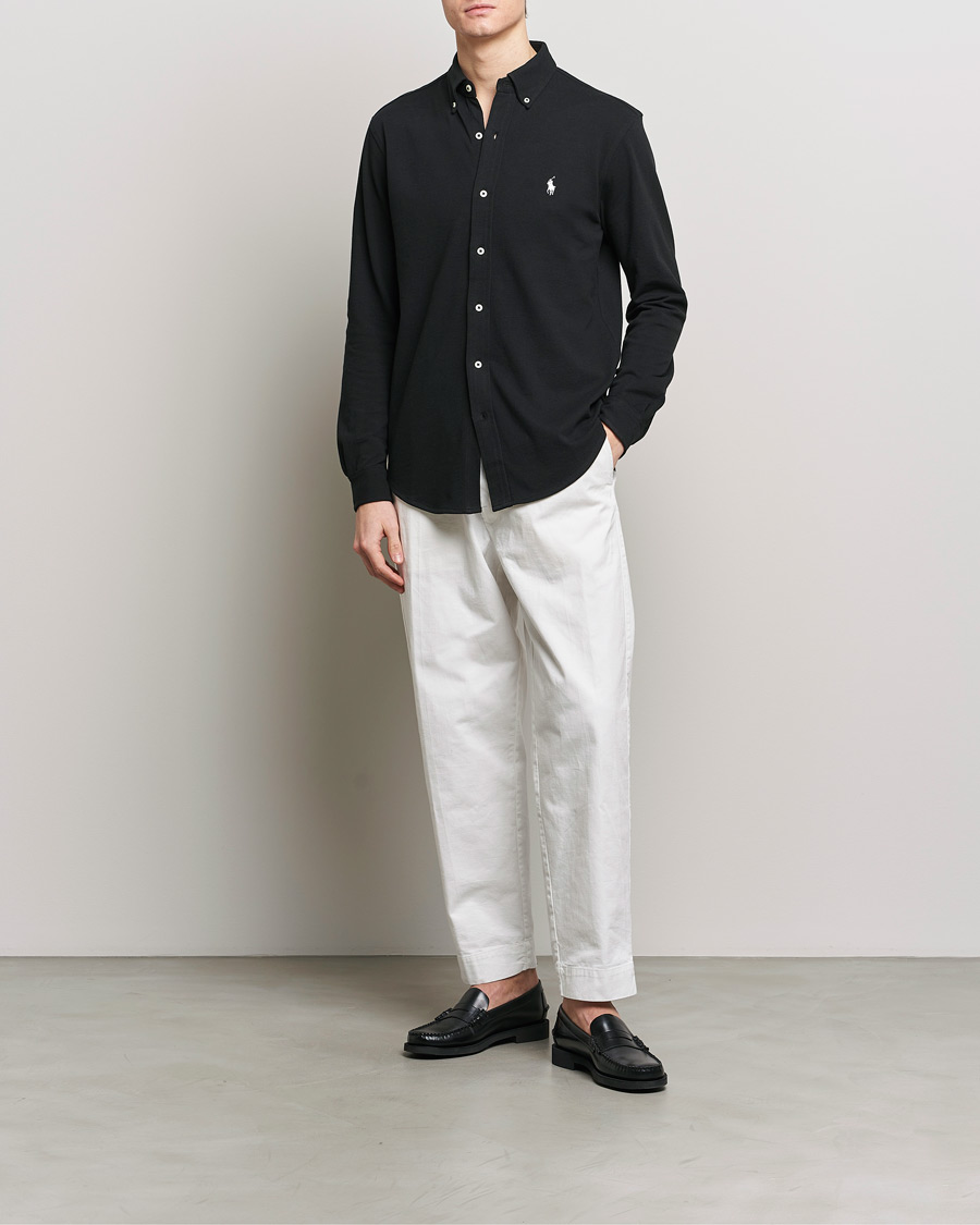 Herren | Hemden | Polo Ralph Lauren | Featherweight Mesh Shirt Polo Black