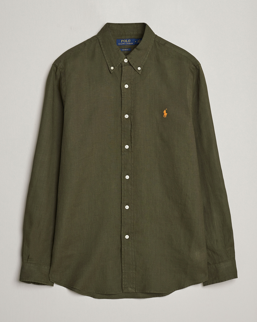 Herren | Hemden | Polo Ralph Lauren | Custom Fit Linen Button Down Armadillo