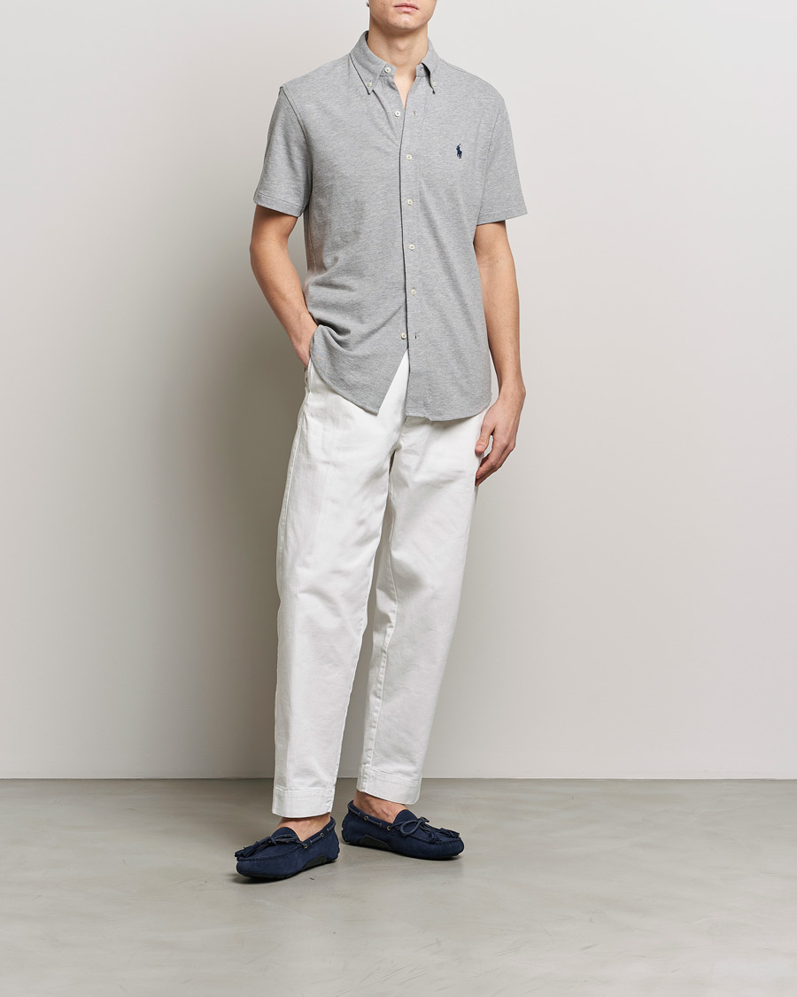 Herren | Hemden | Polo Ralph Lauren | Featherweight Mesh Short Sleeve Shirt Andover Heather