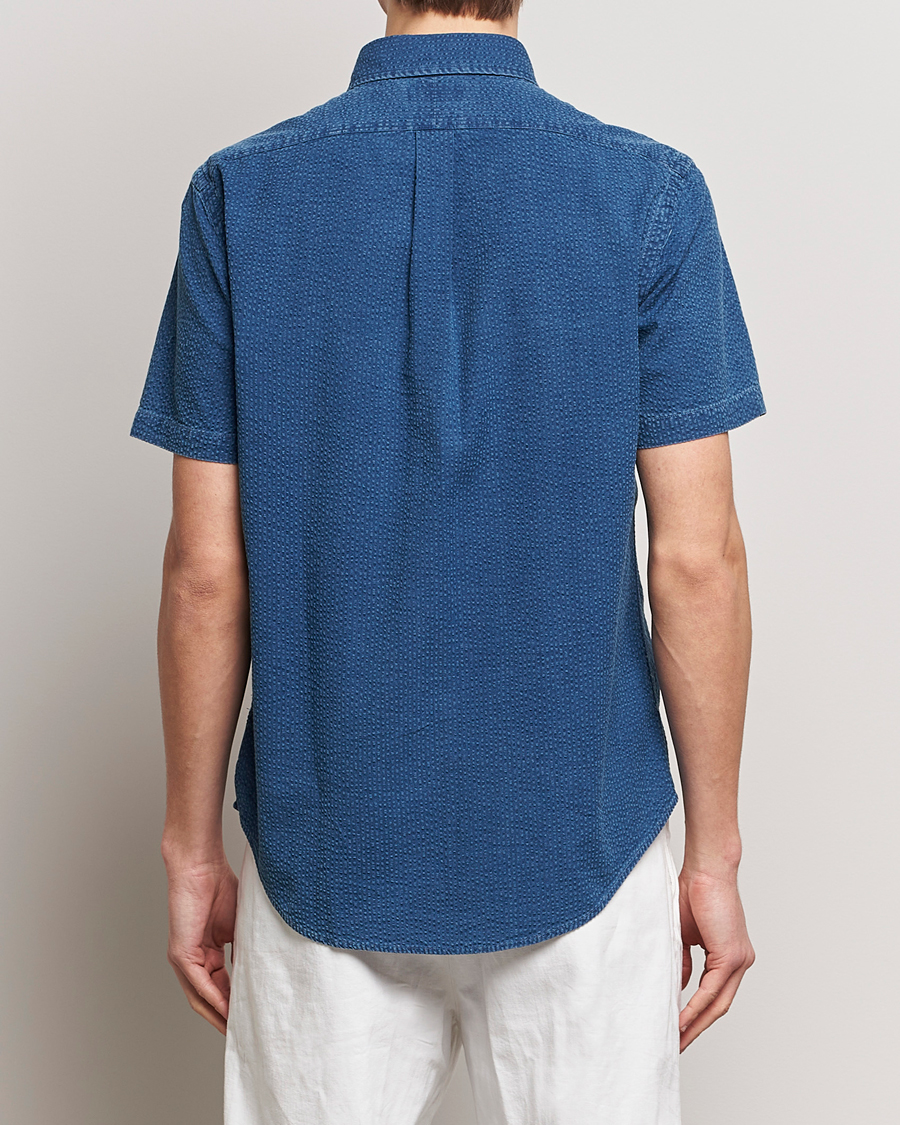 Herren | Hemden | Polo Ralph Lauren | Seersucker Short Sleeve Shirt Dark Indigo