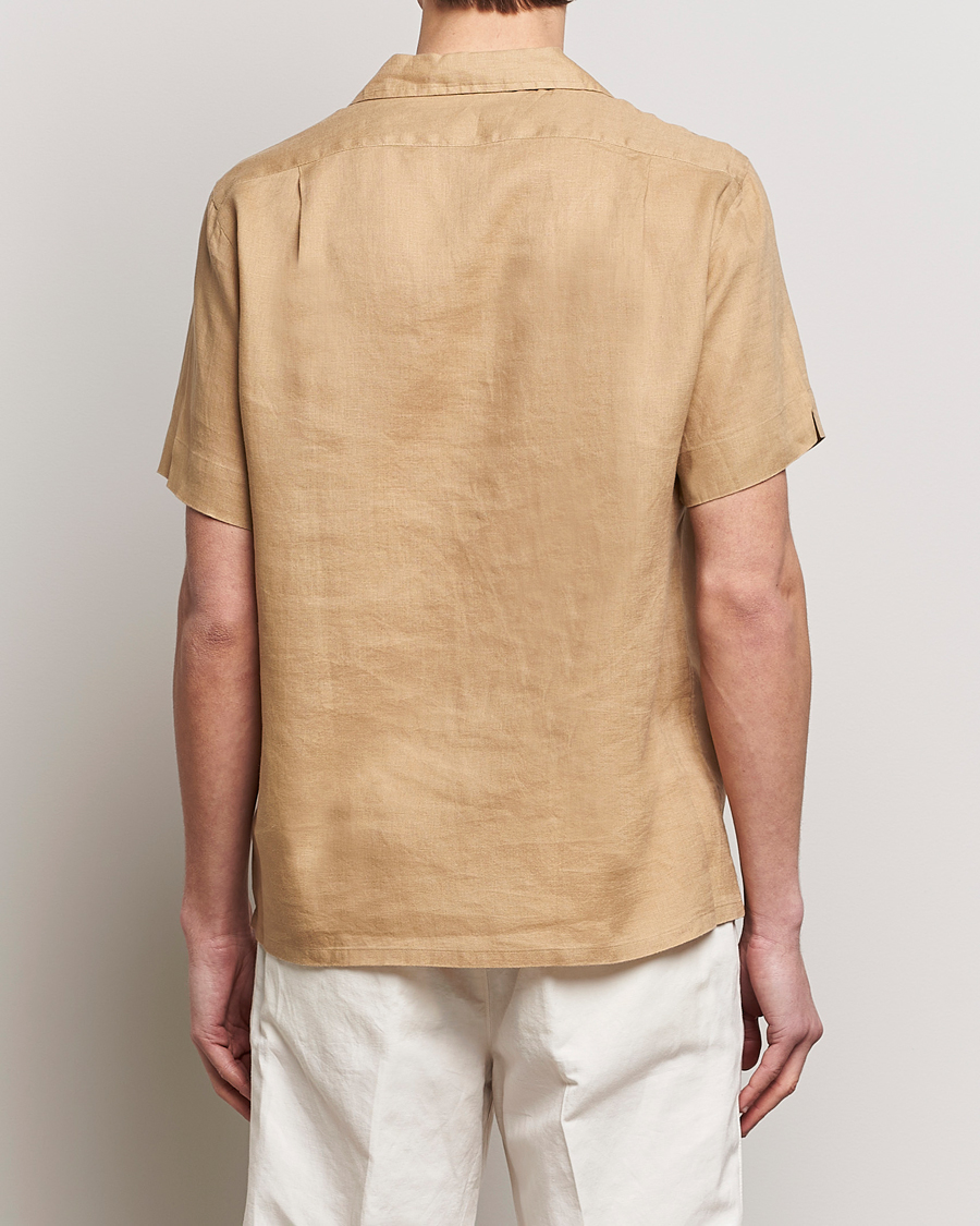 Herren | Hemden | Polo Ralph Lauren | Linen Pocket Short Sleeve Shirt Vintage Khaki