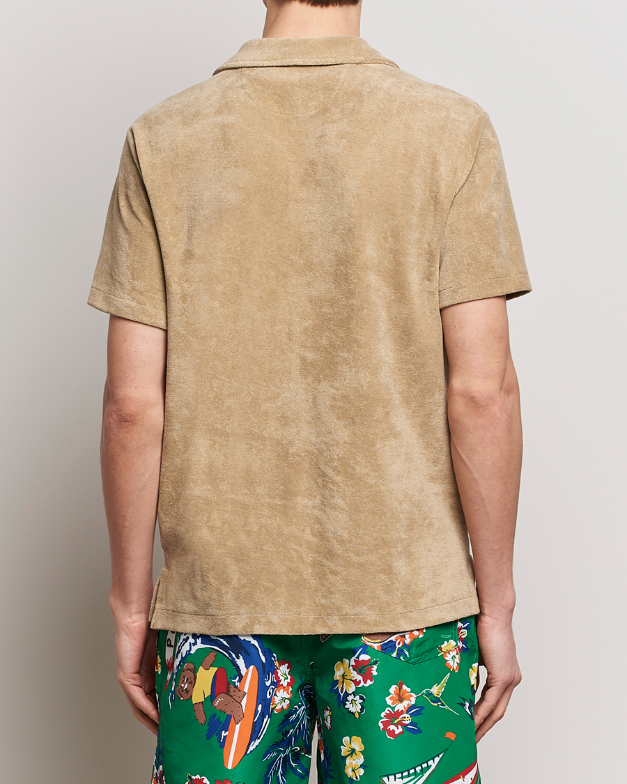 Herren | Hemden | Polo Ralph Lauren | Cotton Terry Short Sleeve Shirt Coastal Beige