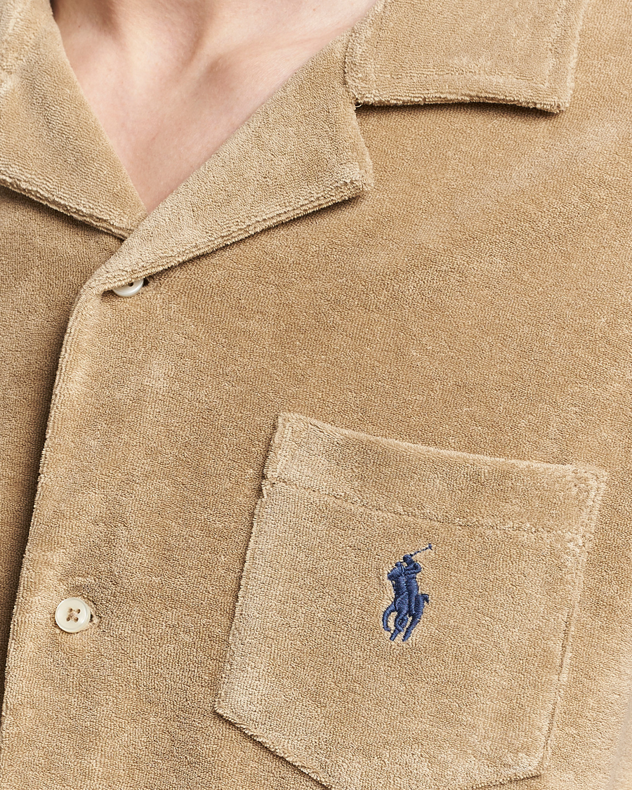 Herren | Hemden | Polo Ralph Lauren | Cotton Terry Short Sleeve Shirt Coastal Beige