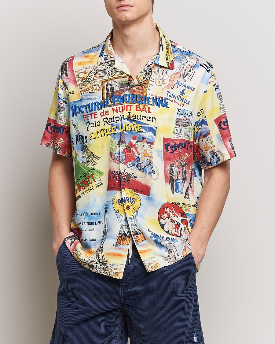 Herren | Freizeithemden | Polo Ralph Lauren | Short Sleeve Printed Shirt City Of Light Poster