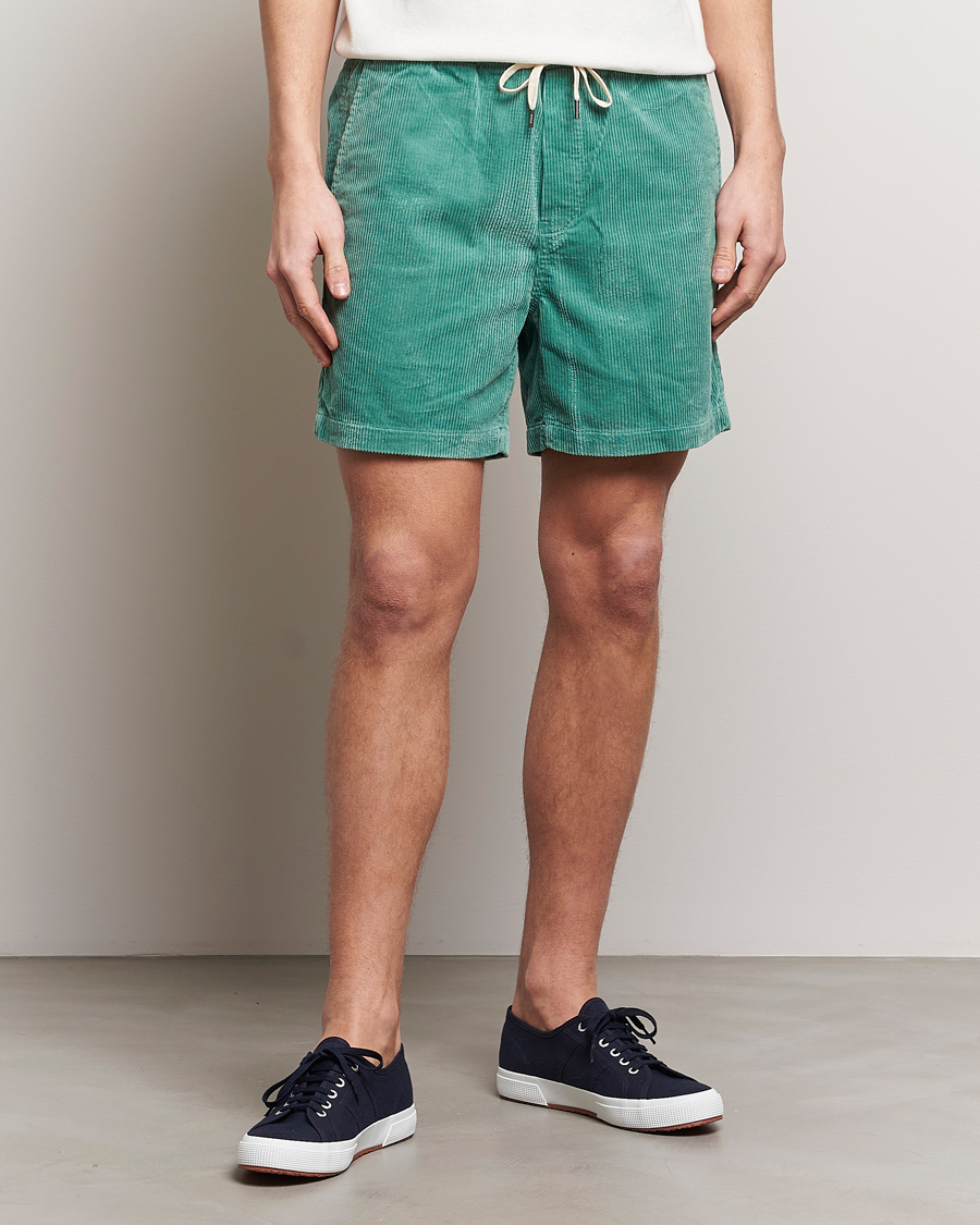 Herr | Drawstringshorts | Polo Ralph Lauren | Prepster Corduroy Drawstring Shorts Seafoam Green