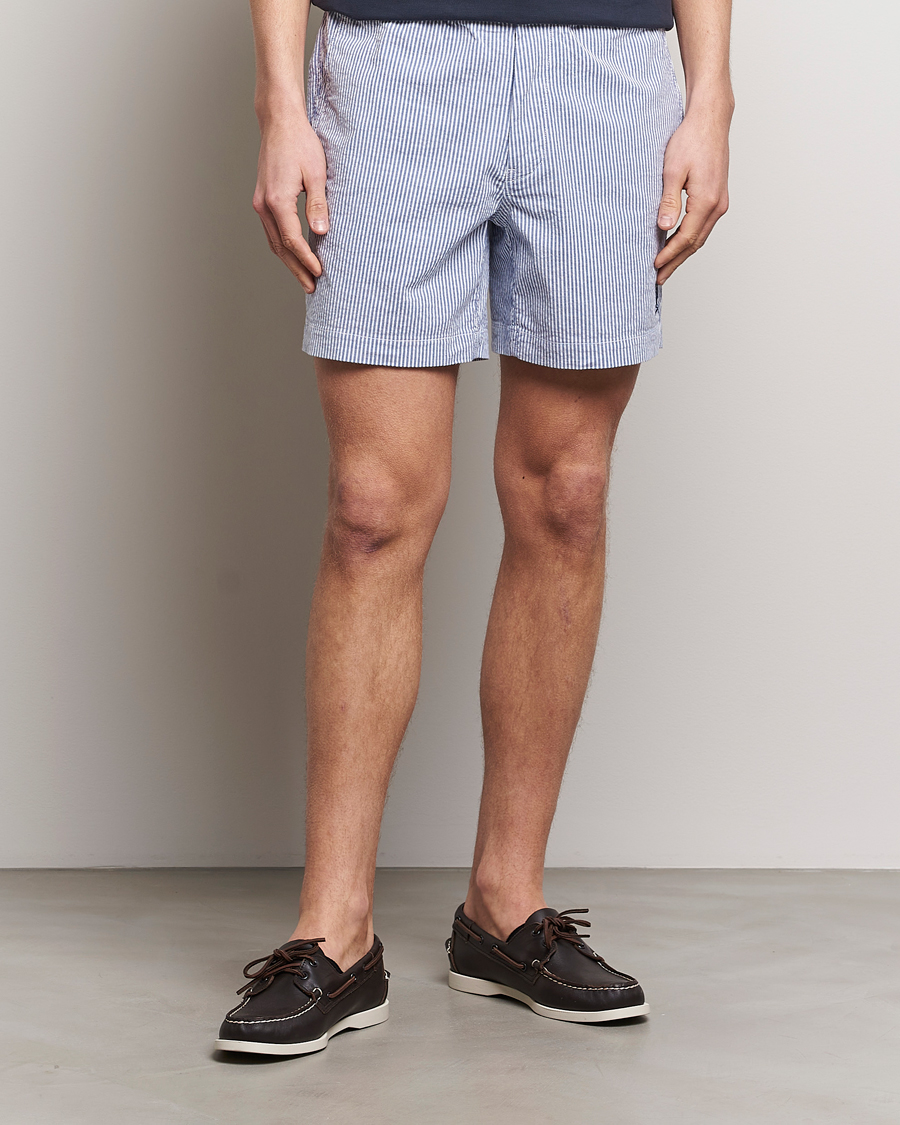 Men |  | Polo Ralph Lauren | Prepster Seersucker Shorts Blue
