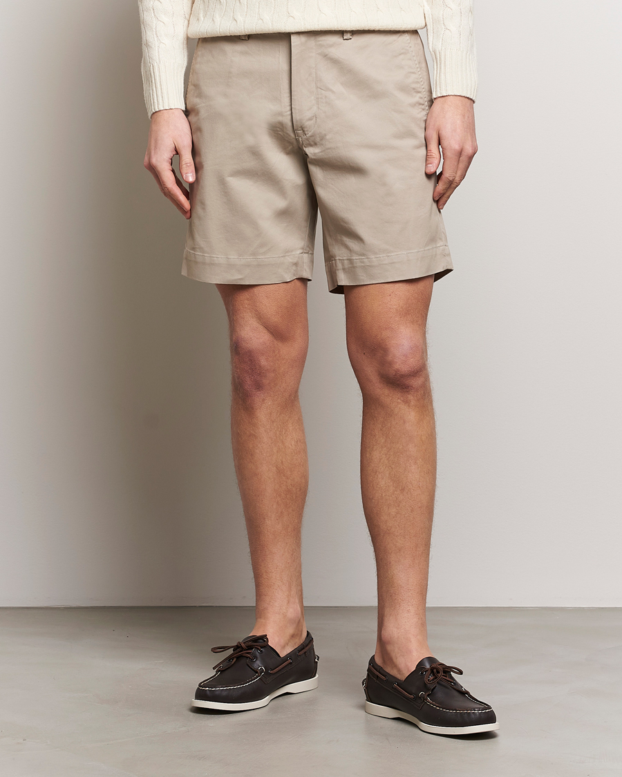 Herren | Shorts | Polo Ralph Lauren | Tailored Slim Fit Shorts Khaki Tan