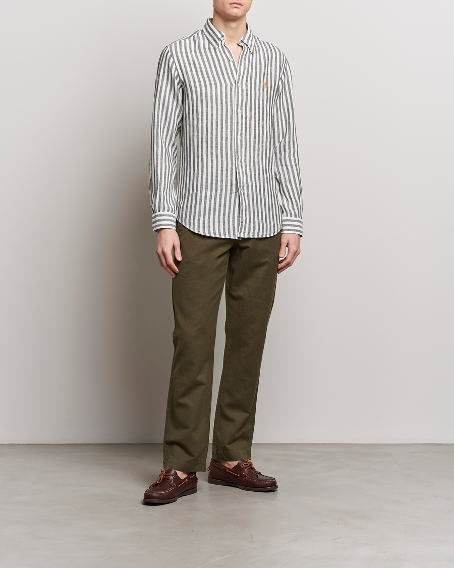 Herren | Hosen | Polo Ralph Lauren | Cotton/Linen Bedford Chinos Canopy Olive