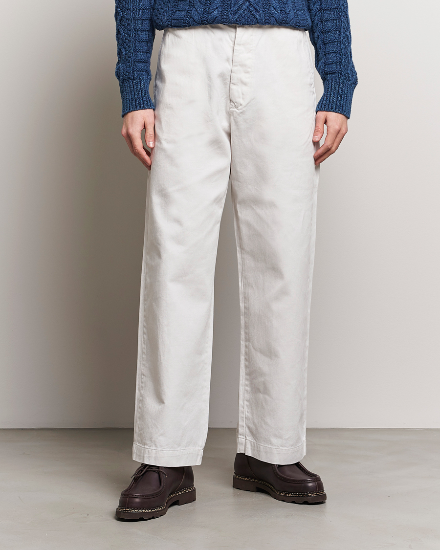 Herren | Smart Casual | Polo Ralph Lauren | Rustic Twill Chinos Deckwash White