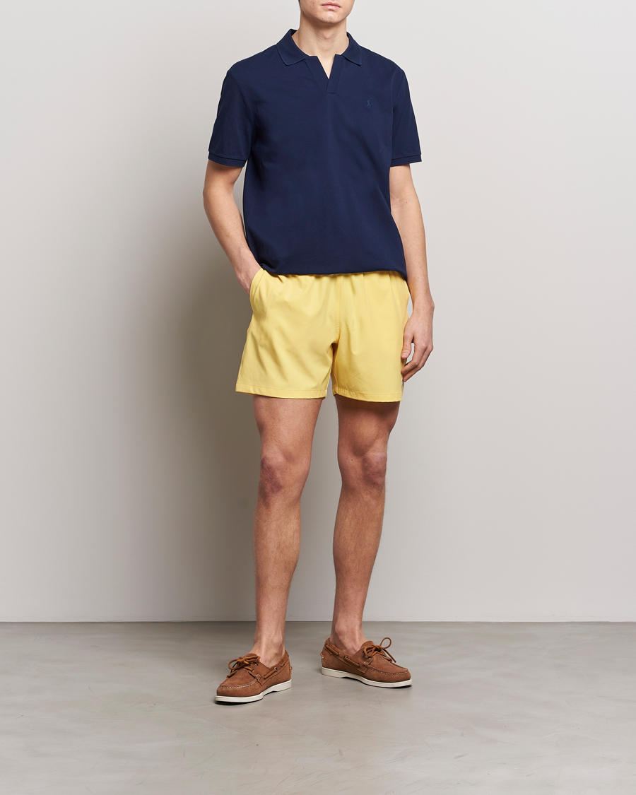 Herren | Badehosen | Polo Ralph Lauren | Recycled Traveler Boxer Swimshorts Oasis Yellow