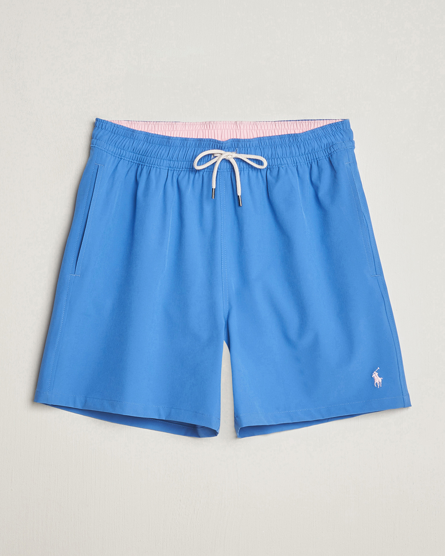 Herren | Badehosen | Polo Ralph Lauren | Recycled Traveler Boxer Swimshorts New England Blue