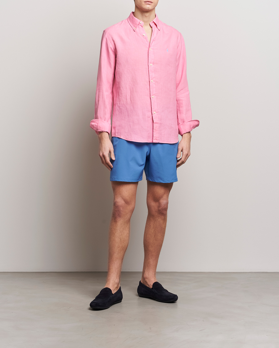 Herren | Badehosen | Polo Ralph Lauren | Recycled Traveler Boxer Swimshorts New England Blue