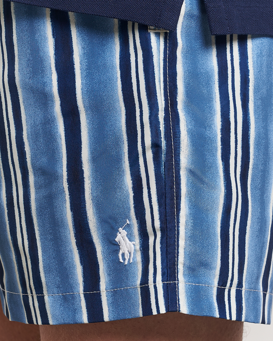 Herren | Badehosen | Polo Ralph Lauren | Recyceled Traveler Striped Swimshorts Saltwashed