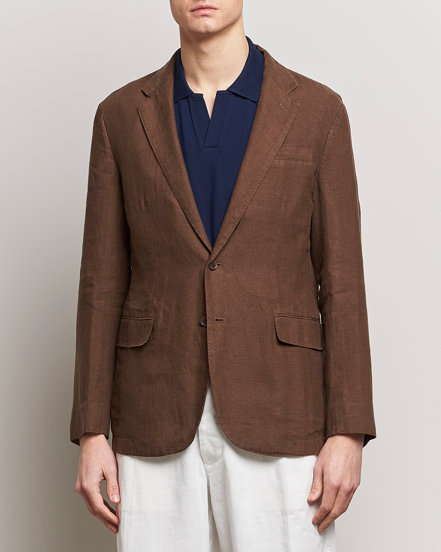 Herren | World of Ralph Lauren | Polo Ralph Lauren | Linen Sportcoat Chestnut