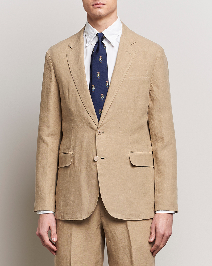 Herren | Preppy Authentic | Polo Ralph Lauren | Linen Sportcoat Coastal Beige