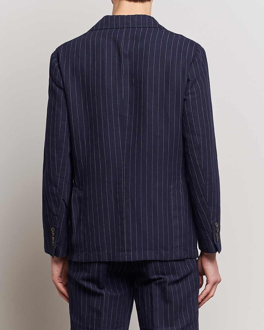 Herren | Sakkos | Polo Ralph Lauren | Linen Pinstripe Sportcoat Navy/Cream