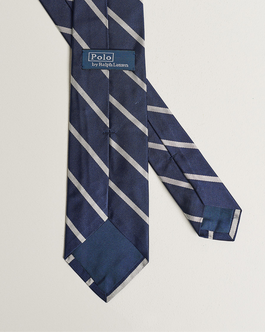 Herren | Smart Casual | Polo Ralph Lauren | Striped Tie Navy/White