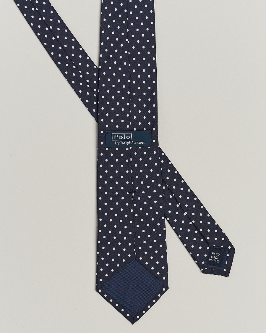 Herren | Business Casual | Polo Ralph Lauren | St James Spot Tie Navy/White