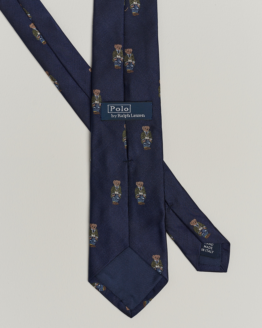 Herren | Krawatten | Polo Ralph Lauren | Heritage Bear Tie Navy