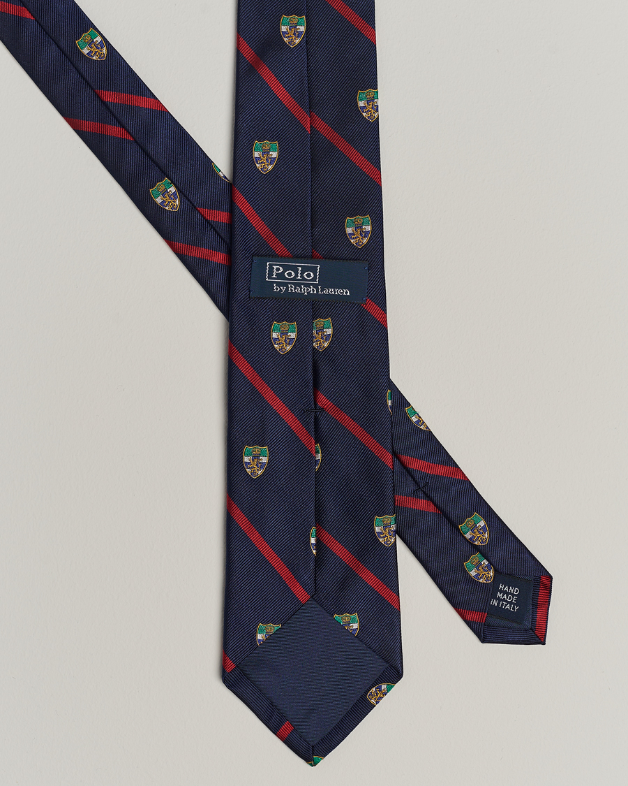 Herren | Polo Ralph Lauren Club Lion Tie Navy/Red | Polo Ralph Lauren | Club Lion Tie Navy/Red