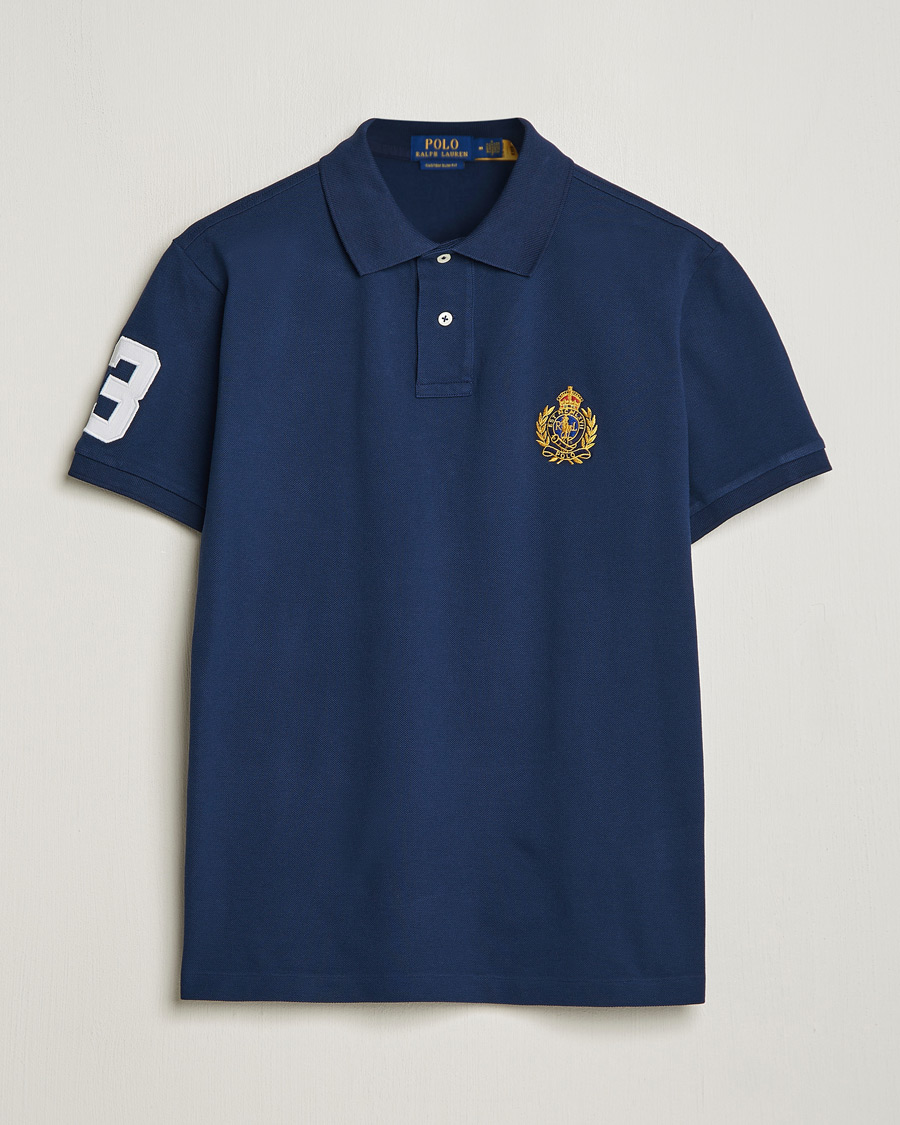 Herren | Poloshirts | Polo Ralph Lauren | Custom Slim Fit Match Club Polo Newport Navy