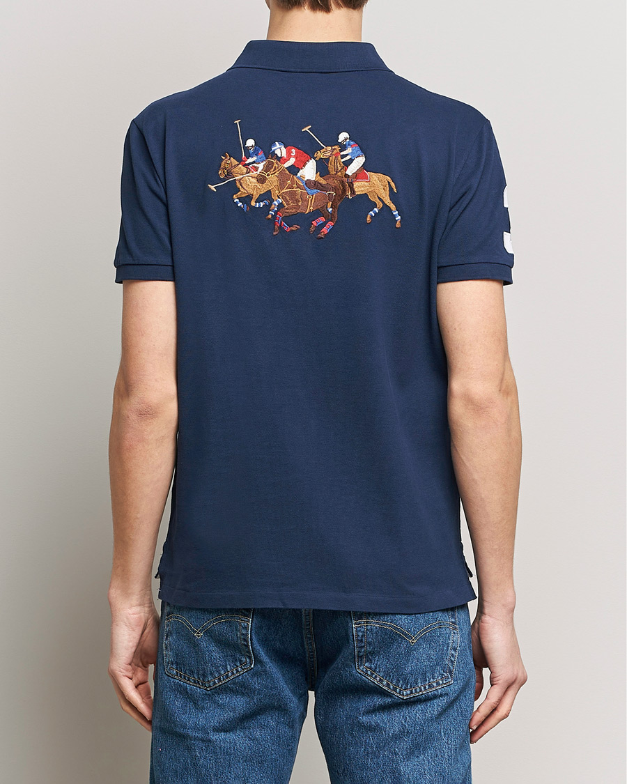 Herren | Poloshirts | Polo Ralph Lauren | Custom Slim Fit Match Club Polo Newport Navy