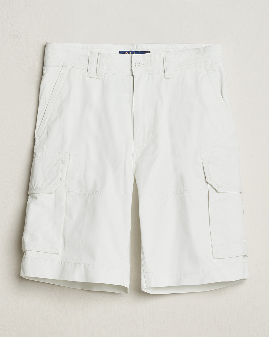 Herren | Shorts | Polo Ralph Lauren | Slub Twill Cargo Shorts Deckwash White